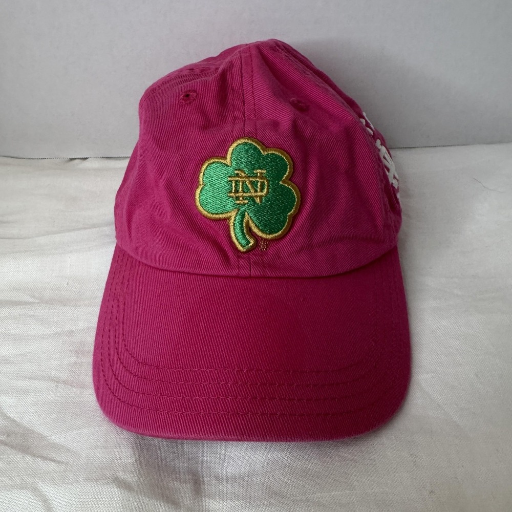 Notre Dame Fighting Irish Hat Cap Girls Infant One‎ Size Pink NCAA Football GEN2